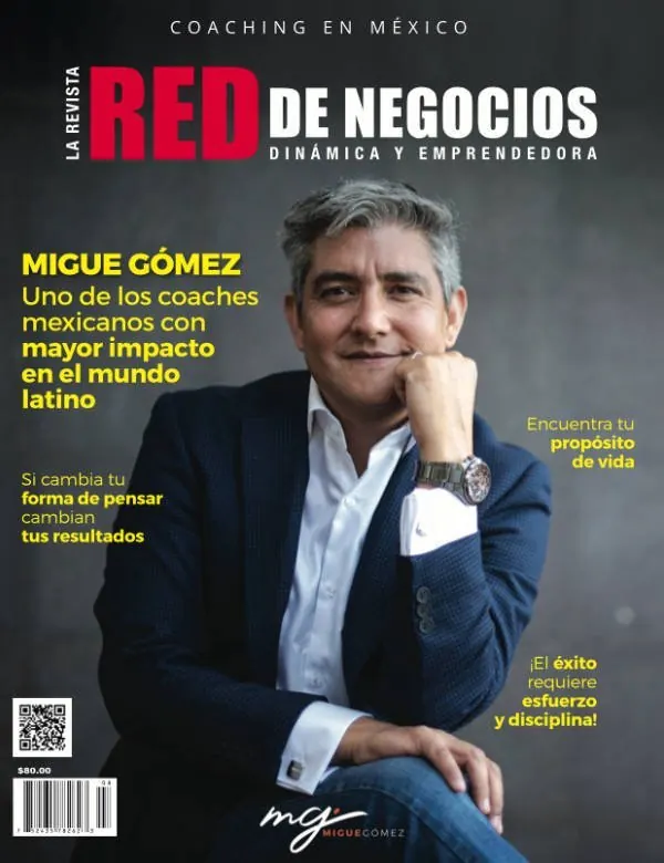 Portada de la edición 8 de la Revista Red de Negocios: Coaching en México
