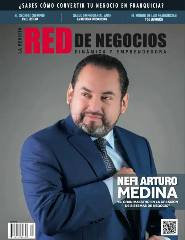 Portada de la edición 21 de la Revista Red de Negocios: ¿Sabes como convertir tu negocio en franquicia?