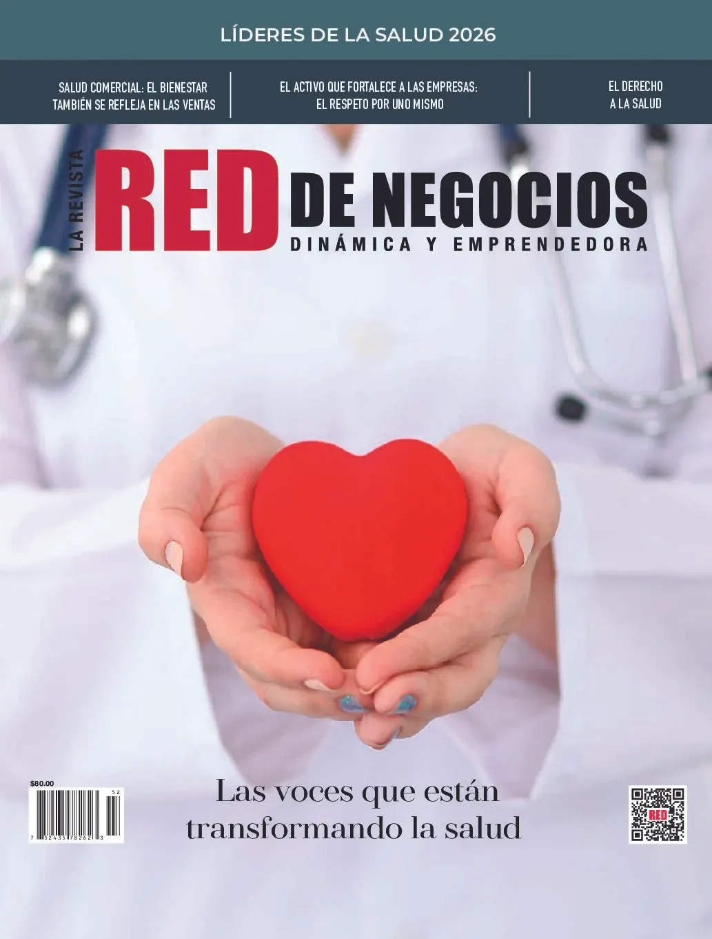 Portada de la edición 52: Líderes de la Salud 2026